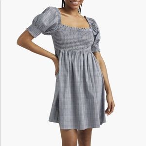 Hill House Home Athena Nap Dress, Tai Check Size L